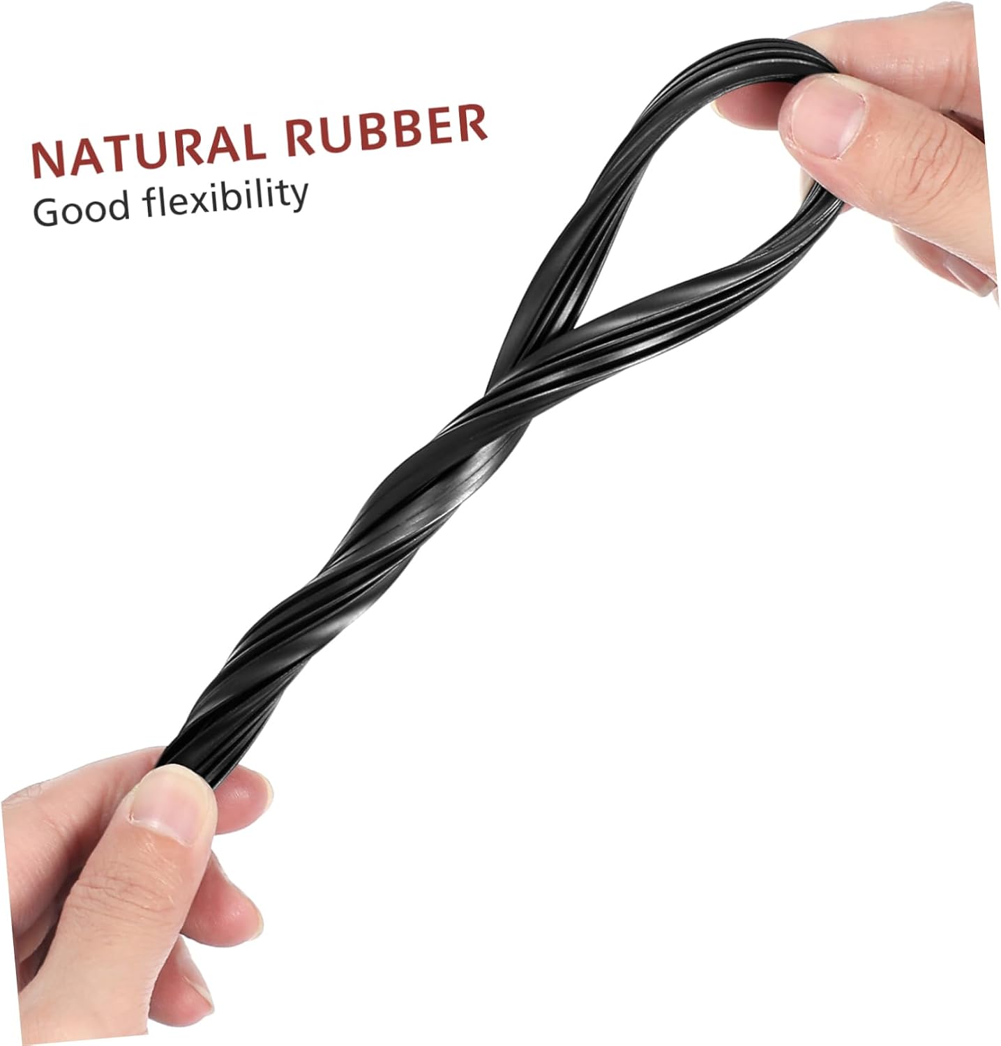 Garneck 2pcs Durable Black Rubber Wiper Strips Auto Windscreen Wiper Replacement for Efficient Cleaning