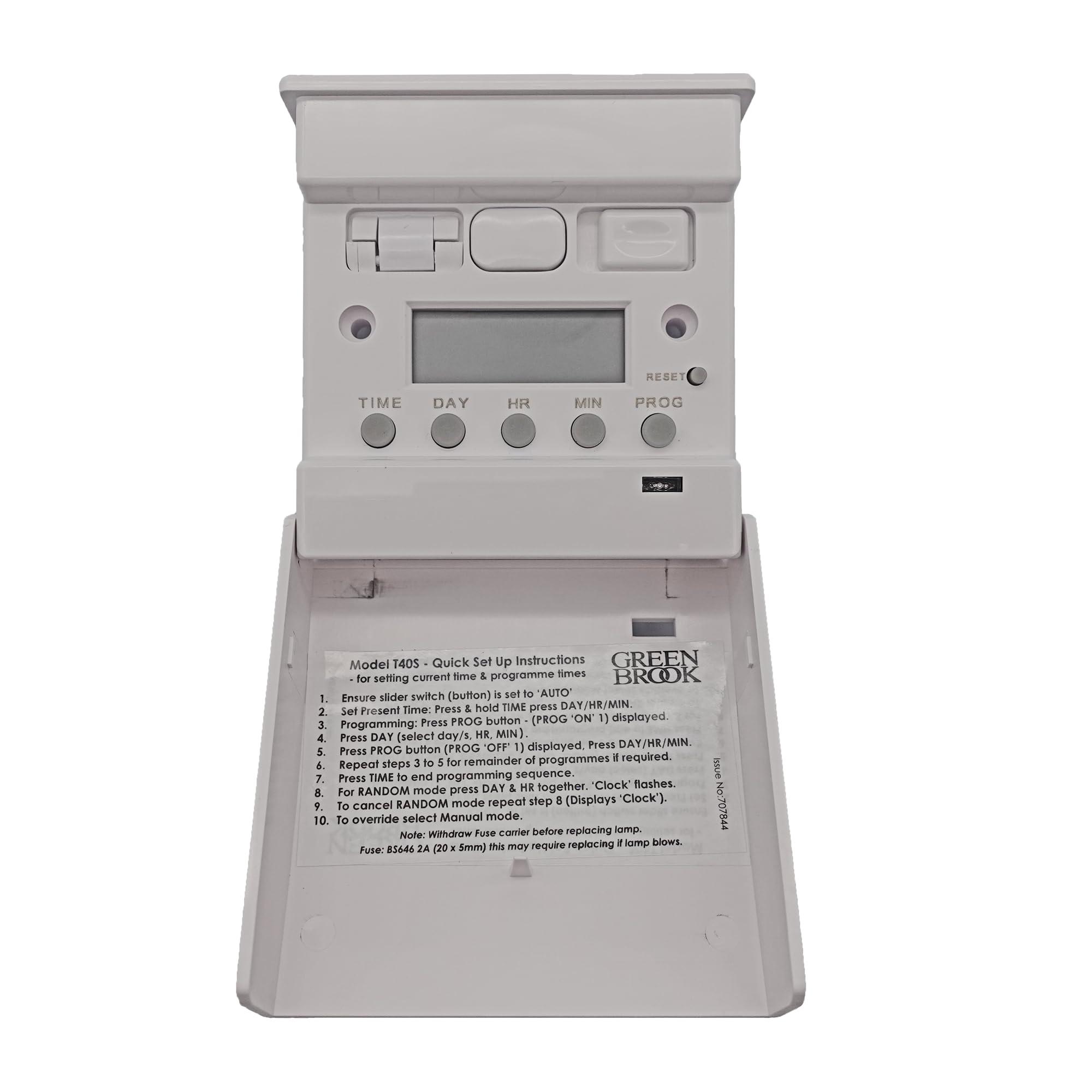 Greenbrook Timer elettronico da parete 7 giorni