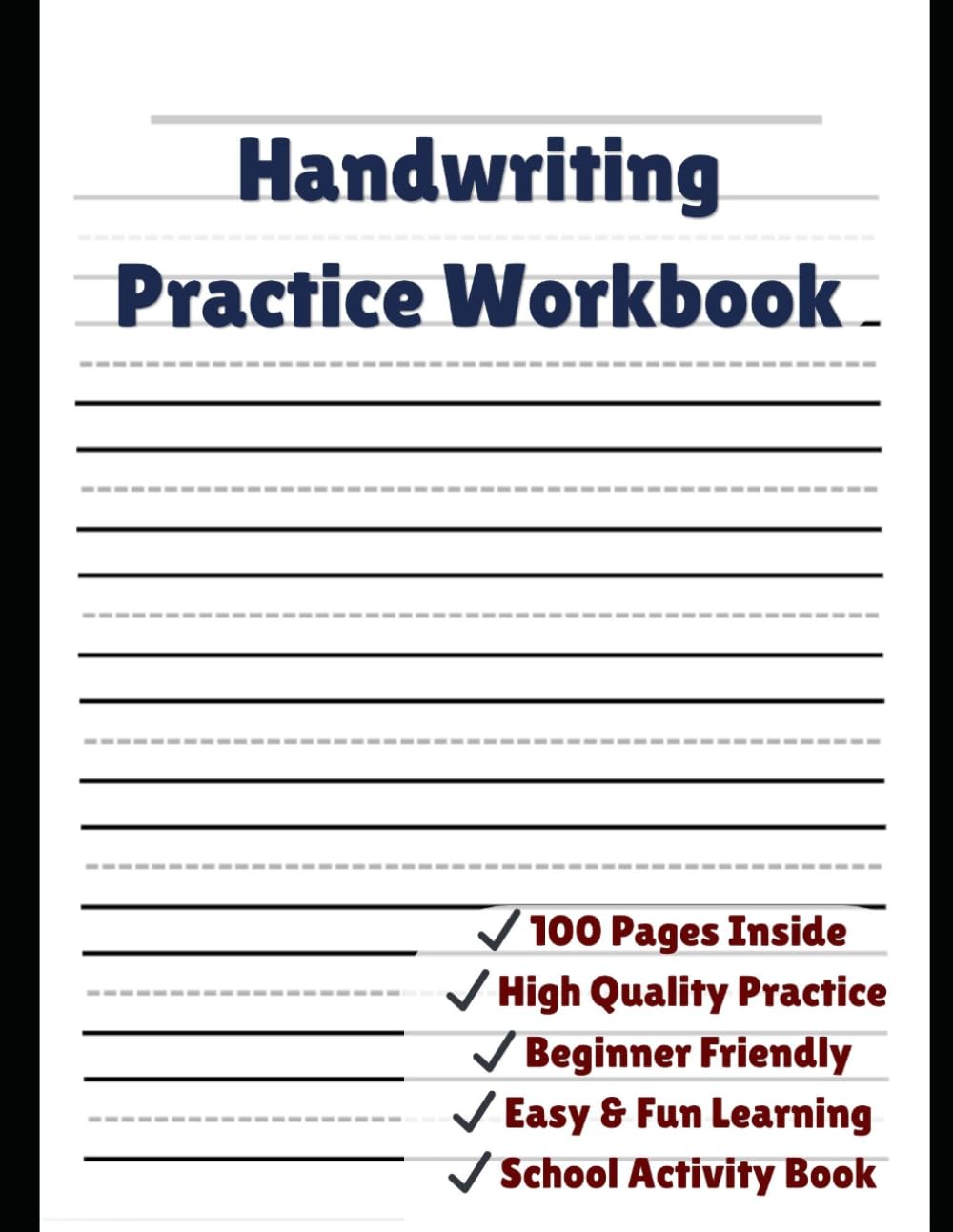 100 Page Practice Workbook: Simple Practice Sheets for Daily Learning and Skill Improvement