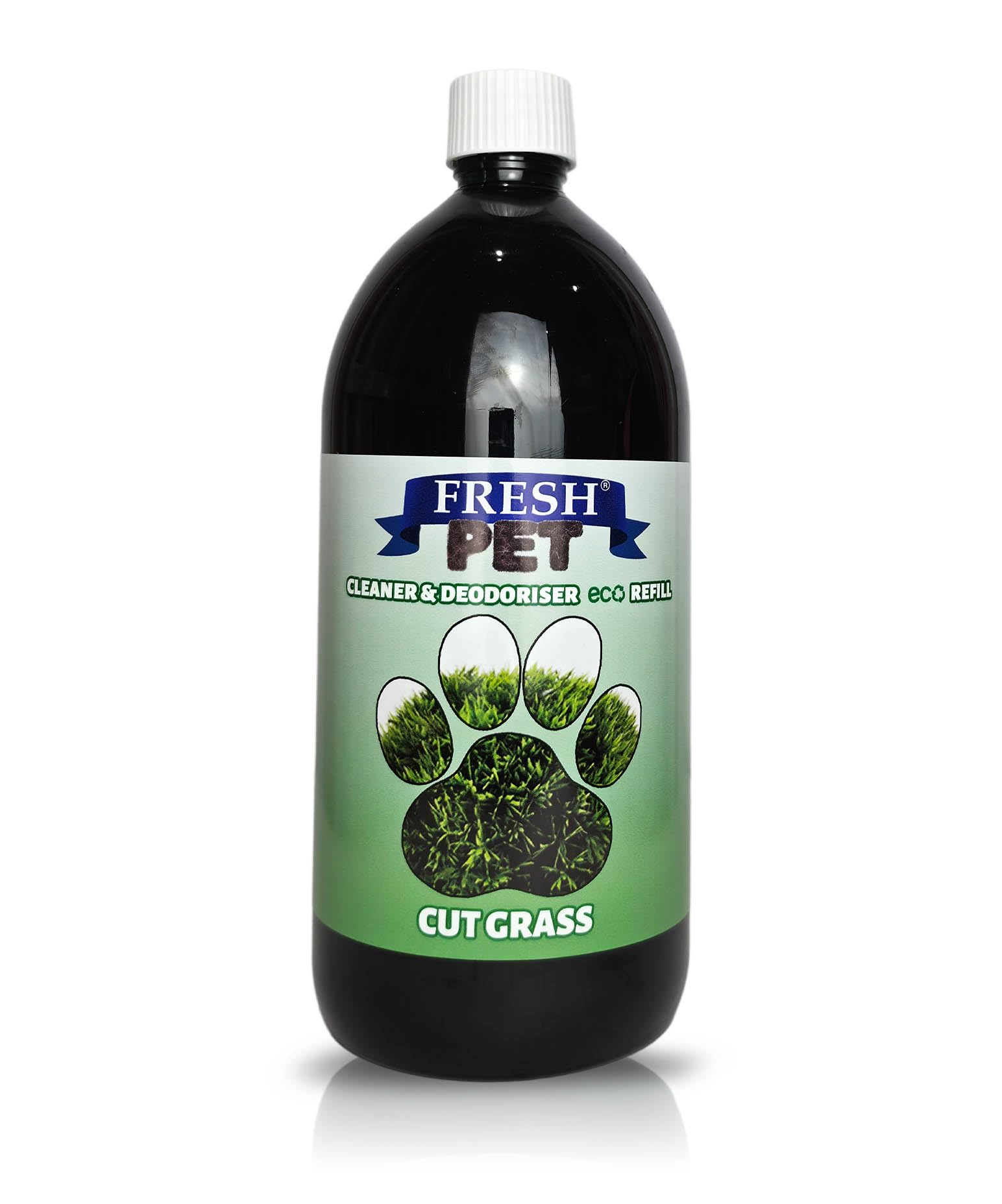Trade Chemicals FRESH PET eco-Refill 1L Bottle (Makes up to 25L) - Kennel Disinfectant | Cleaner | (CUT GRASS)