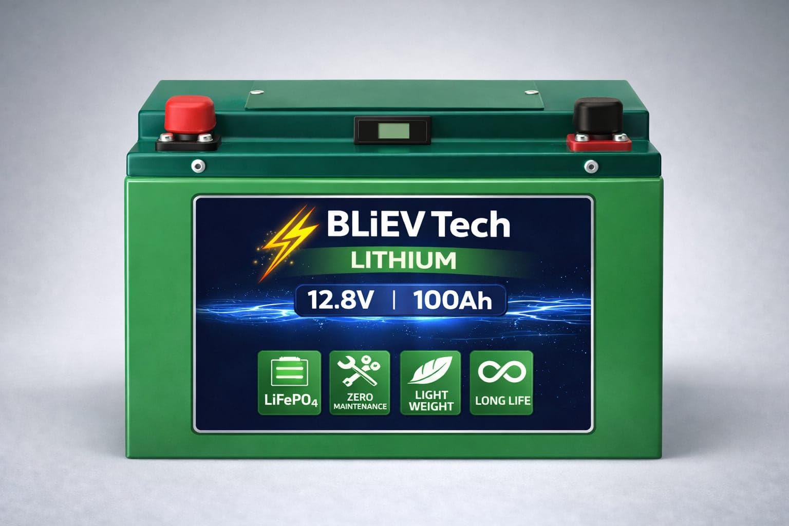 Lithium Iron Phosphate Battery, 12.8V 100Ah, LiFePO4, Zero Maintenance, Lightweight, Long Life, 5-Year Warranty-image-48