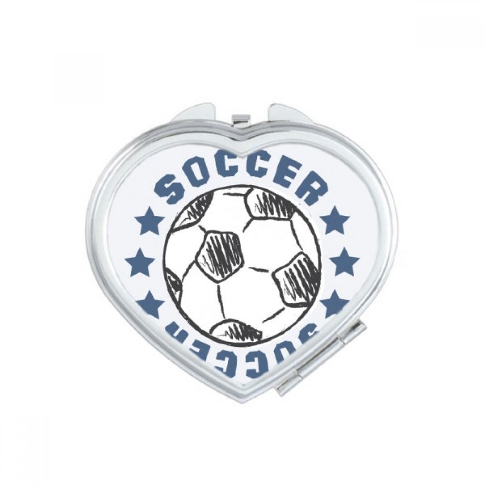 Miroir de poche football petit cadeau mignon sport