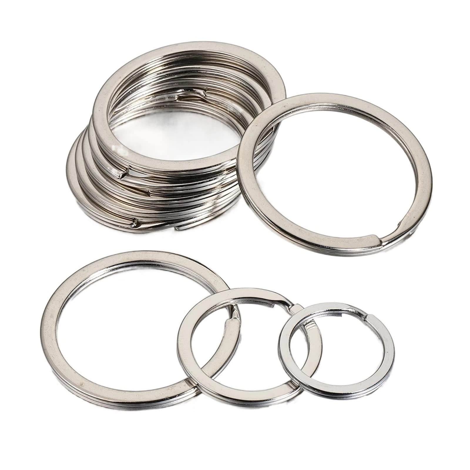 WUUKEPSG 20Pcs Stainless Steel Keys/35Mm-20Pcs