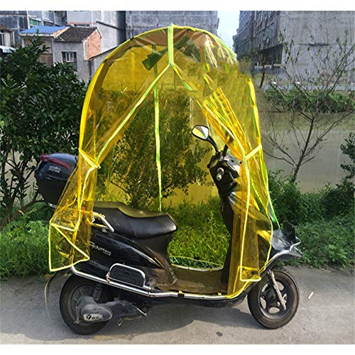 Preisvergleich Produktbild weyb Elektroauto Vollverkleidet Regenschirme Frontscheibe Batterie Auto Markise Taschenschirm Transparent Poncho