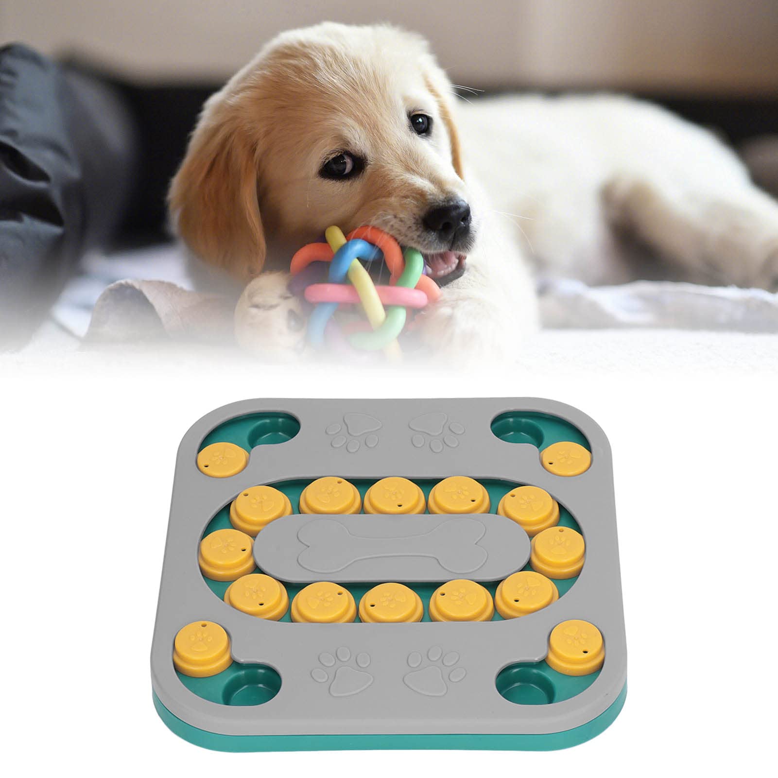 Gioco Intelligente Per Cani Con Alimentatore Lento - Puzzle Interattivo Per Addestramento - Foto 13
