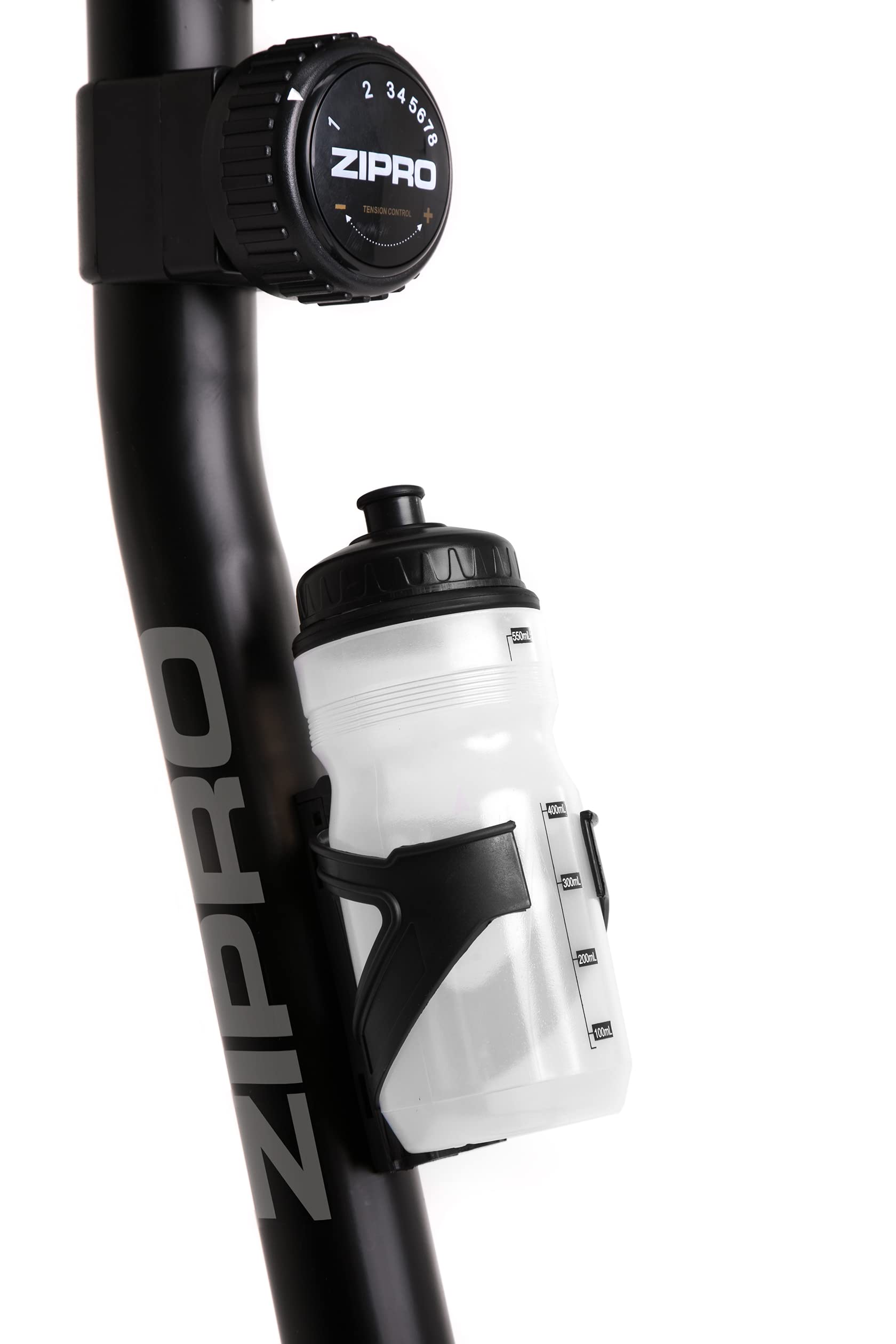 Zipro Heimtrainer Fahrrad Boost, Ergometer Fitnessbikes, Magnetisches Fahrradtrainer, Ergometer Fahrrad bis 120kg, Indoor Bike, Trainingsfahrrad für zuhause, Fahrradergometer Batteriebetrieben