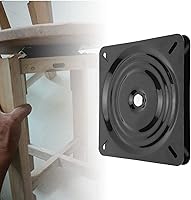 Vista 4 de Base giratoria de silla de 10 pulgadas, placa giratoria cuadrada giratoria de 360 grados, rebote automático, rodamientos duales para sillas
