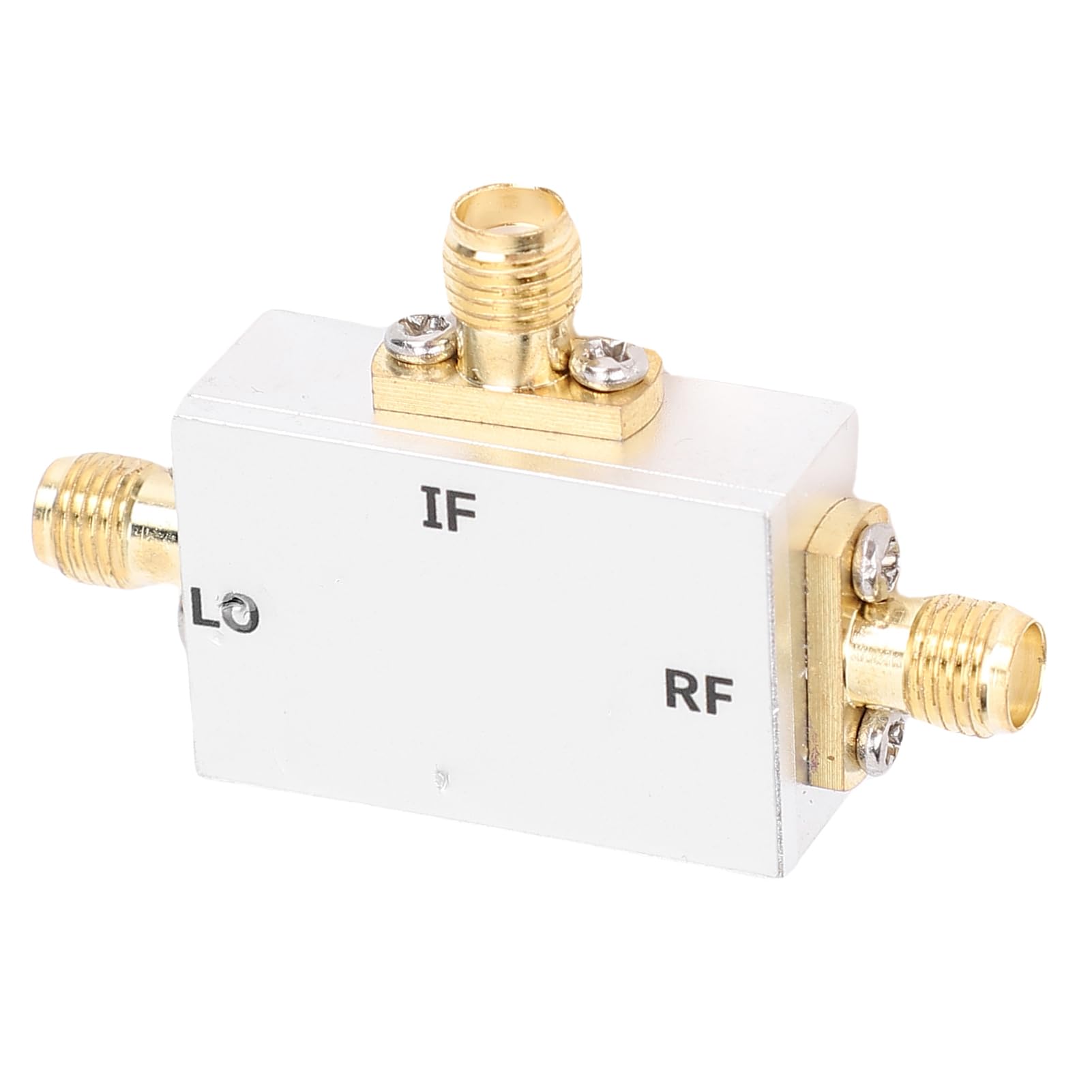 Aramox Mezclador RF Aleación de Aluminio 5 a 21 GHz Convertidor RF hacia Arriba y hacia Abajo Conector SMA K Pérdida de Conversión de 8 a 12 DB para Pruebas de Señal de Banda C X KU e Integración de