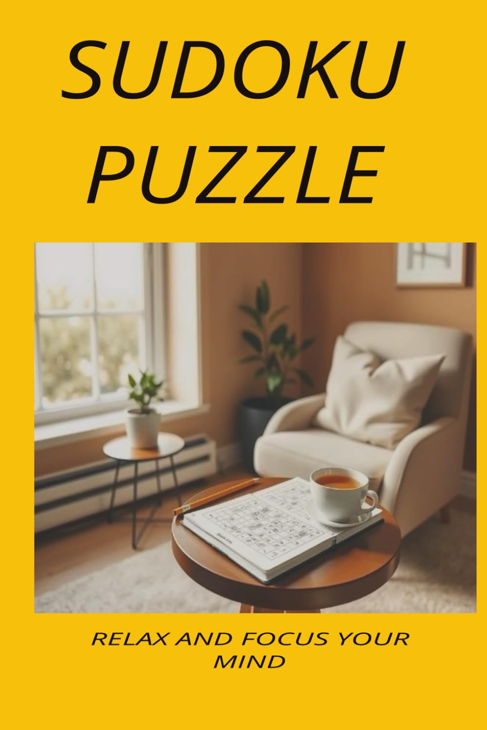 SUDOKU PUZZLE BOOK: SUDOKUS PUZZLE |HELP CALM THE MIND, RELAX AND FOCUS | 6X9 INCHES, 110 PAGES | 50+ PUZZLES | SOLUTIONS INCLUDED
