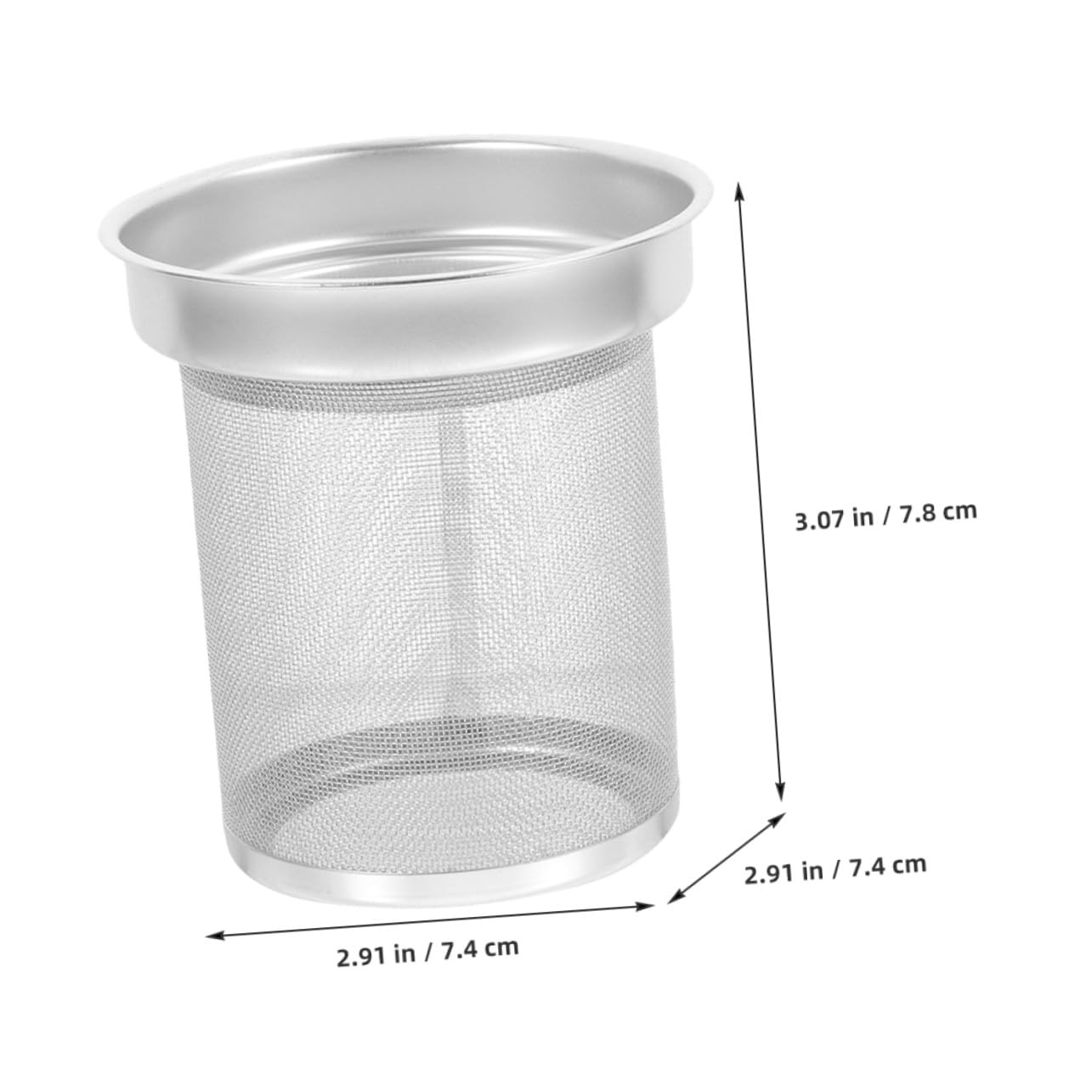 Filtre à Thé Inoxydable Fin pour Théière Infuseur Pratique et Passoire à Mailles Fines pour Vrac Facile à Nettoyer Usage Personnel et Cadeau