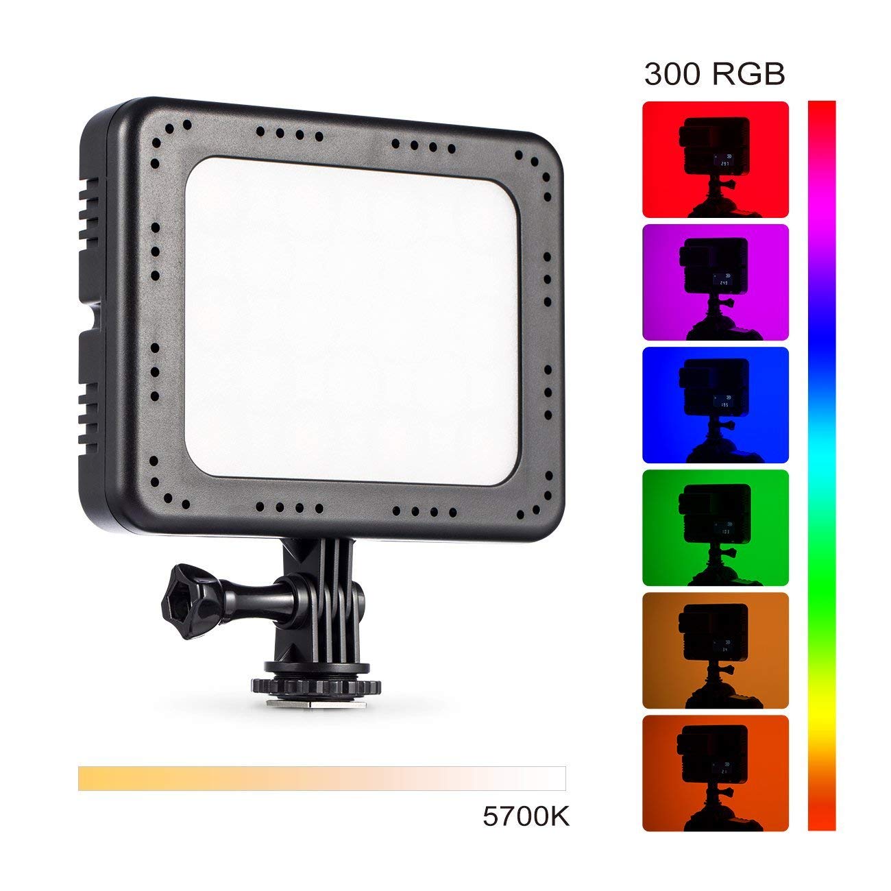 Buy TARION TL10 Camera LED Panel Light RGB 5700K RA96 300 Colors On