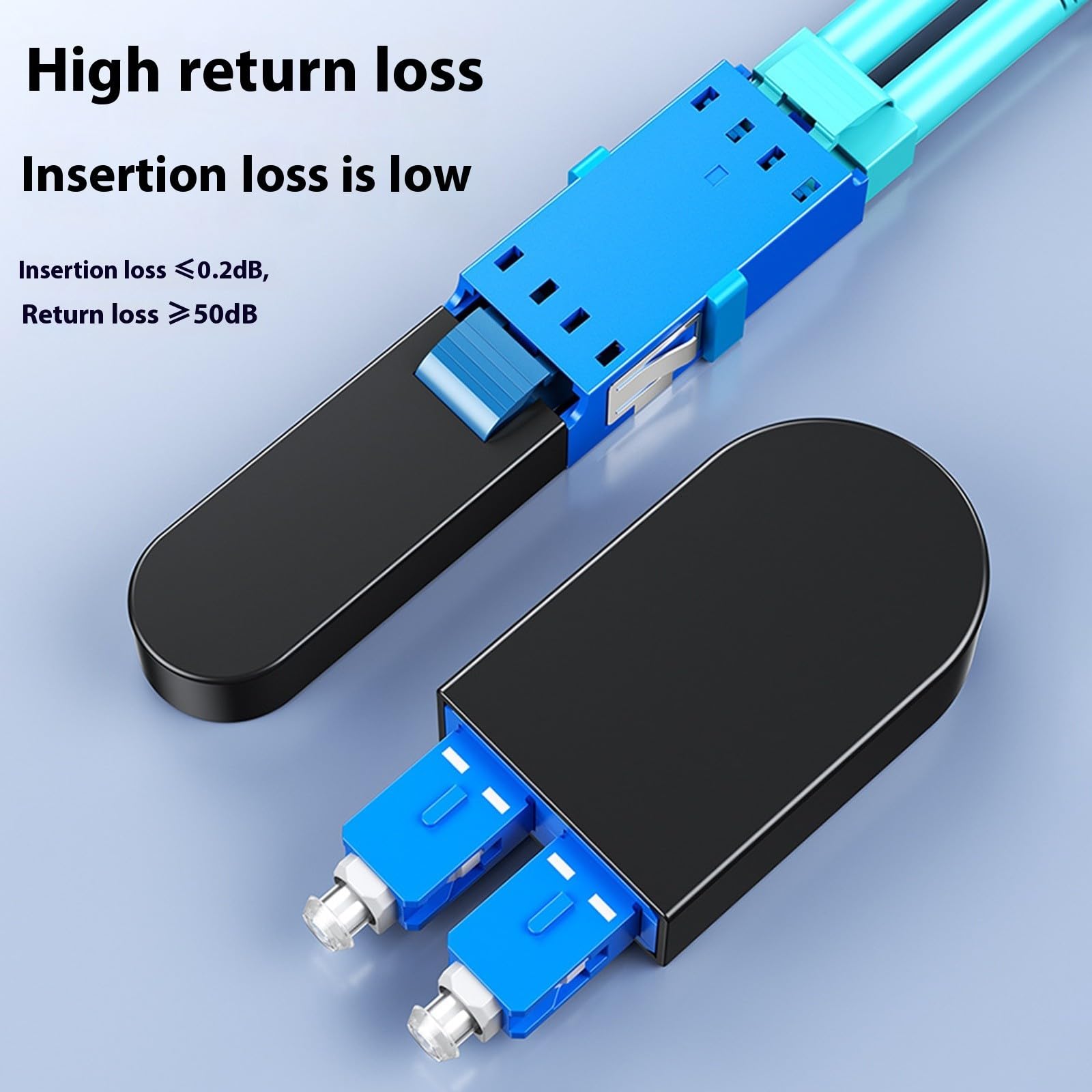 Fiber Loopback Low Loss 9/125 Single Mode Optische Einheit für effiziente Telekommunikationsinfrastruktursysteme
