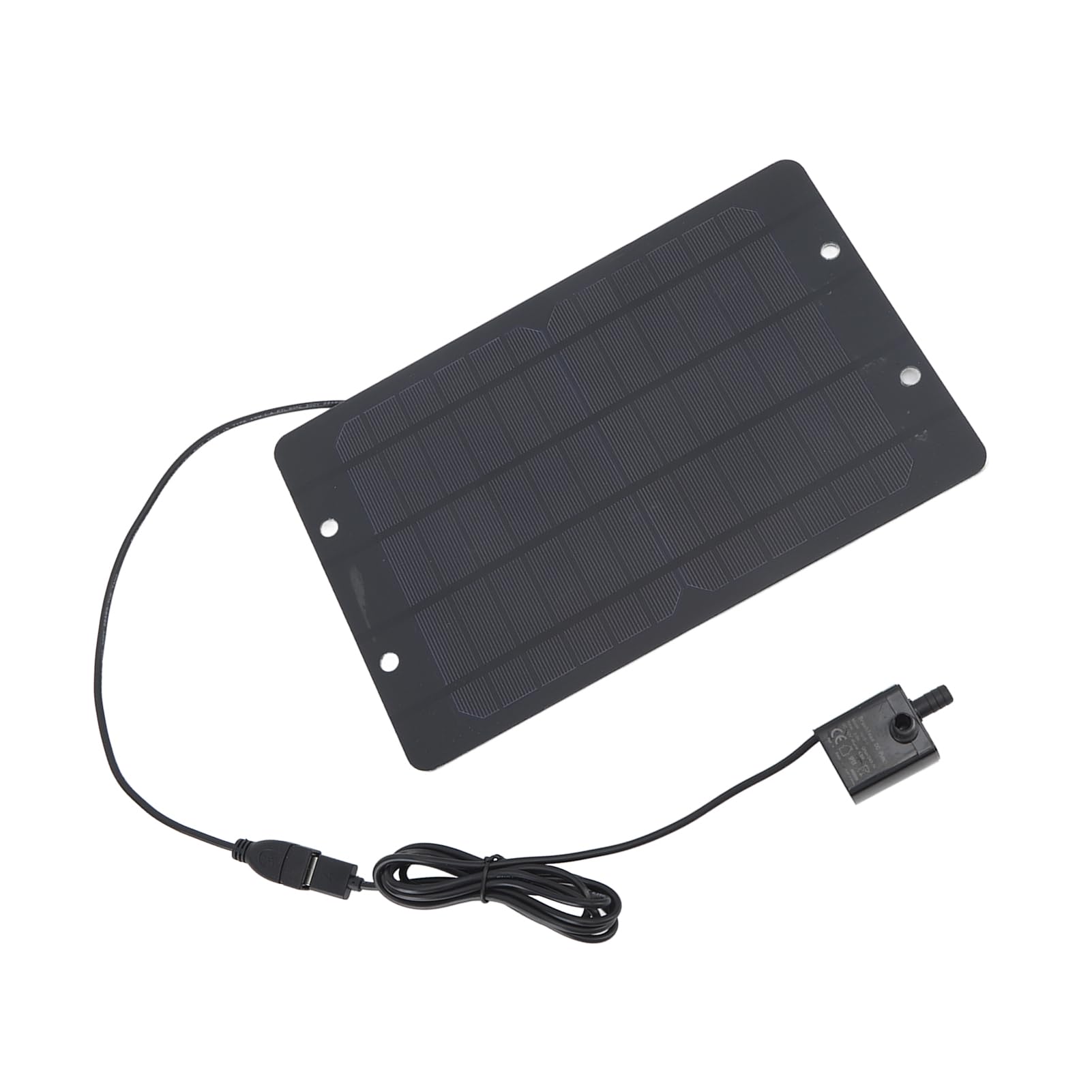 Kit di Pompa per Acqua Solare Fai -da -te, Pompa da 12 V a Base di Solare con Pannello da 6 V 10 W per Vasca da Giardino da Giardino da Bagno di Uccelli