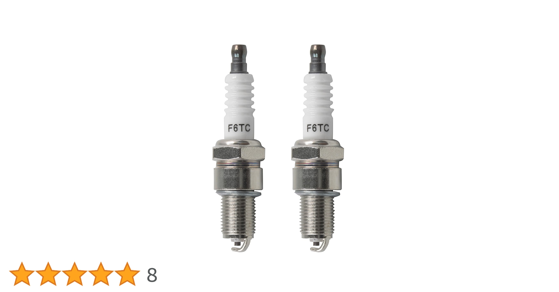 2 X BPR6ES Spark Plugs 98079-56846 F6TC Compatible with