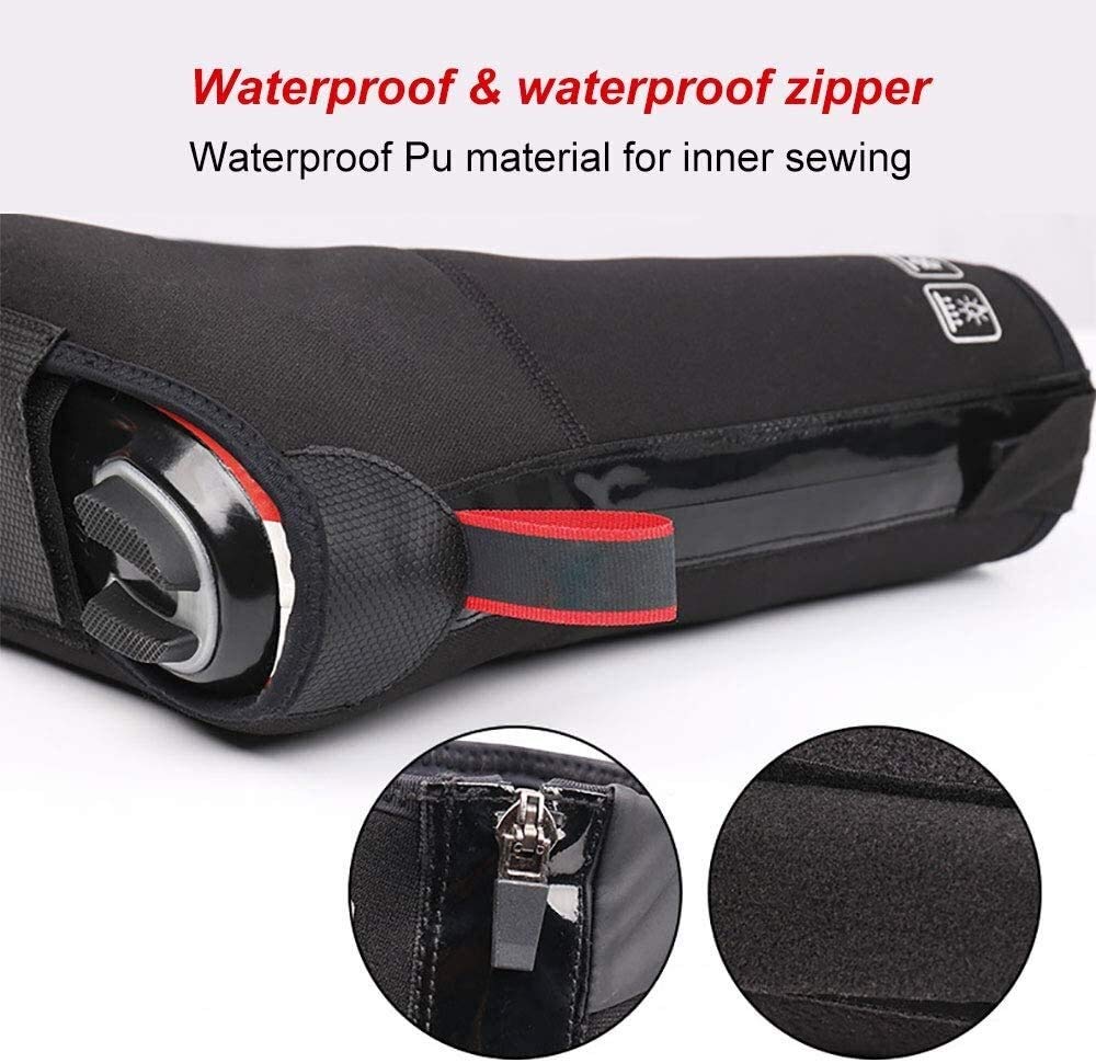 Copriscarpe Ciclismo Invernale Coperture for Scarpe Ciclistiche Invernali Overshoes Bike con Striscia Riflettente, Copertura for Scarpe Antivento Impermeabile for Strada MTB Unisex (Size : A(M))