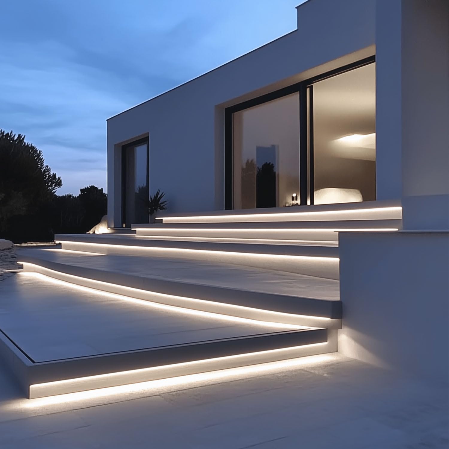 LEDKIA LIGHTING Tira LED Regulable 220V SMD 60 LED/m BOBINA 50m 6W/m 600lm/m Ancho 12mm Corte 20cm IP65 Blanco Neutro