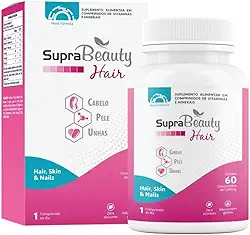 Suplemento Supranutri Hair, Vitamina Para Crescer Cabelo, C/ 60cpr