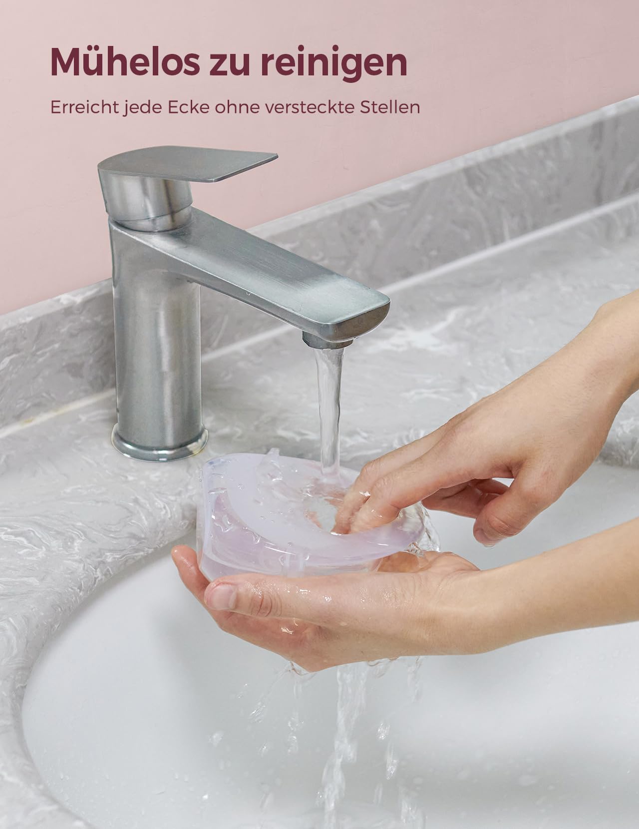 Momcozy 90 ml Milchauffangschalen Stillen, Auffangschale muttermilch für Stillen, Wederverwendbare Milch Auffangschalen, Milchsammler, Silikon-Auffänger mit besserer Passform & weicher, 2 Stück