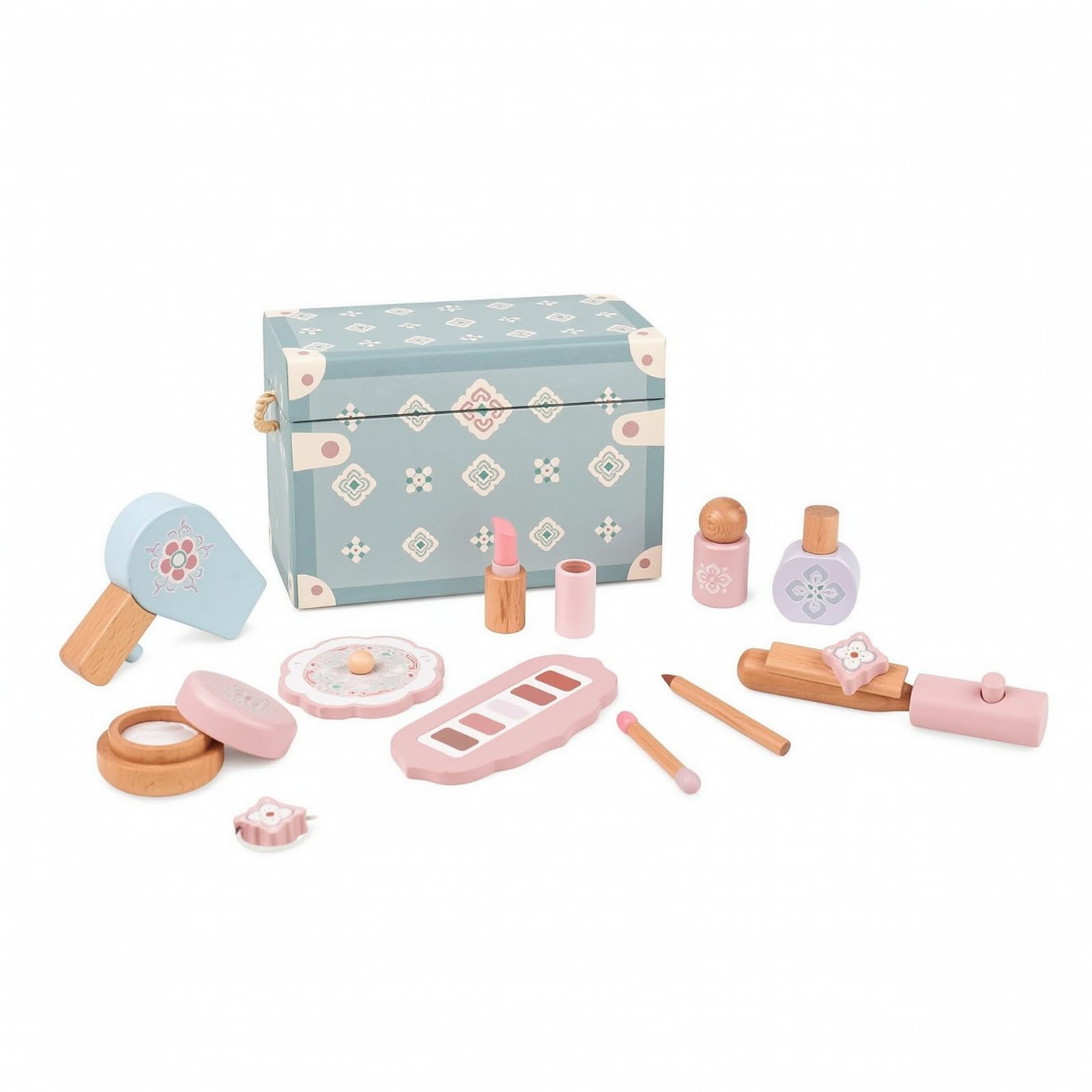 Almencla Juego Maquillaje Creativo Portátil, Didáctico, Set Maquillaje con Accesorios, para Casa, Niños