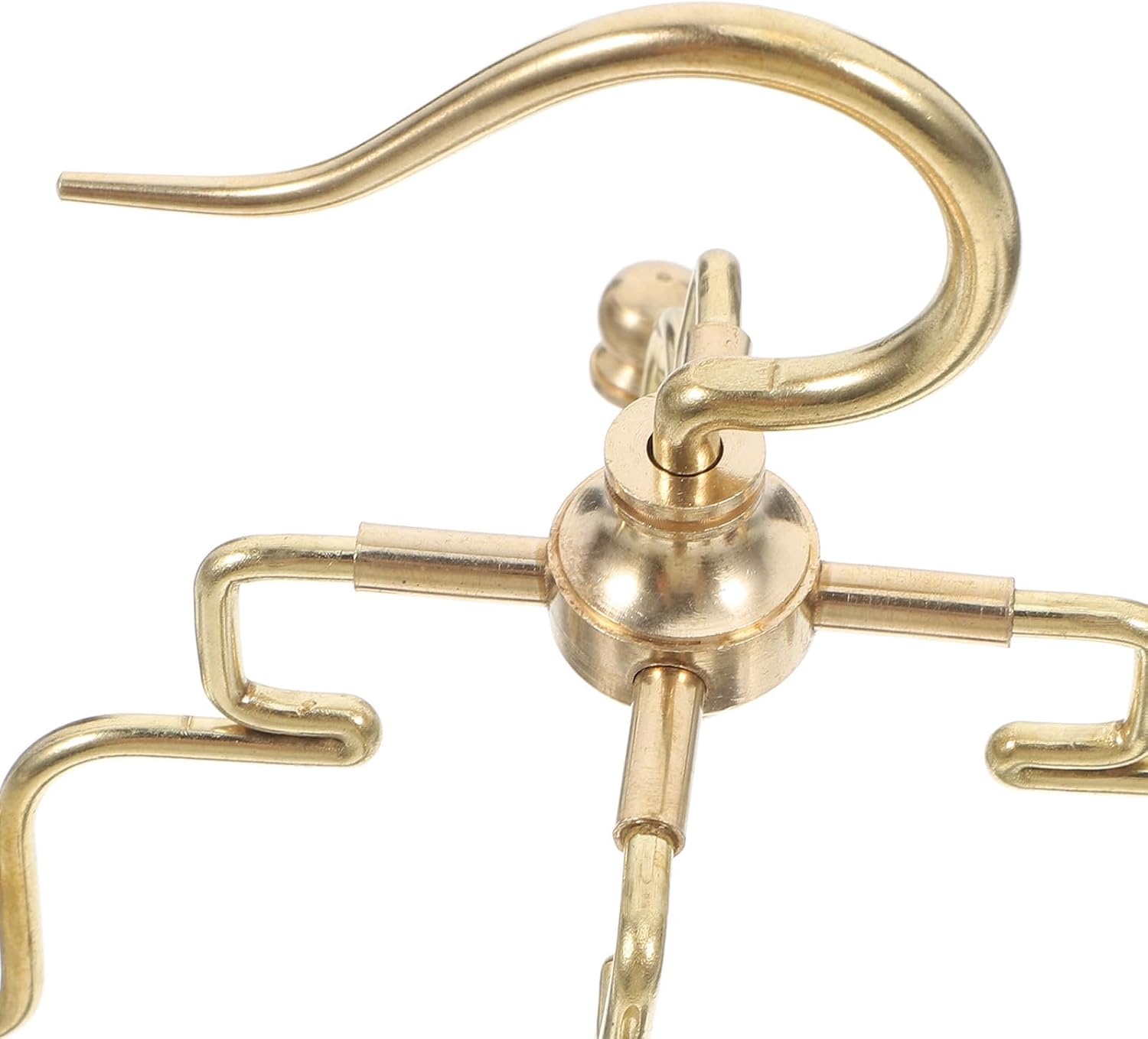 KOMBIUDA Vintage Copper Birdcage Hook Accessories for Indoor and Outdoor Birdcages Golden Hanging Bird House Hanger with Reliable Design image 3