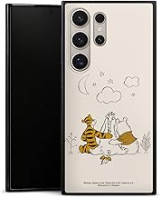 Slim Case extra dünn kompatibel mit Samsung Galaxy S24 Ultra Silikon Handyhülle schwarz Hülle Winnie Puuh Offizielles Lizenzprodukt Disney