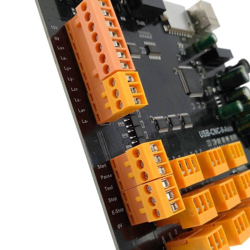 Driver Board USB CNC 9 Axis Stepper Motor Controller Breakout Board with MPG Interface for Engraving Machine 100KHz
