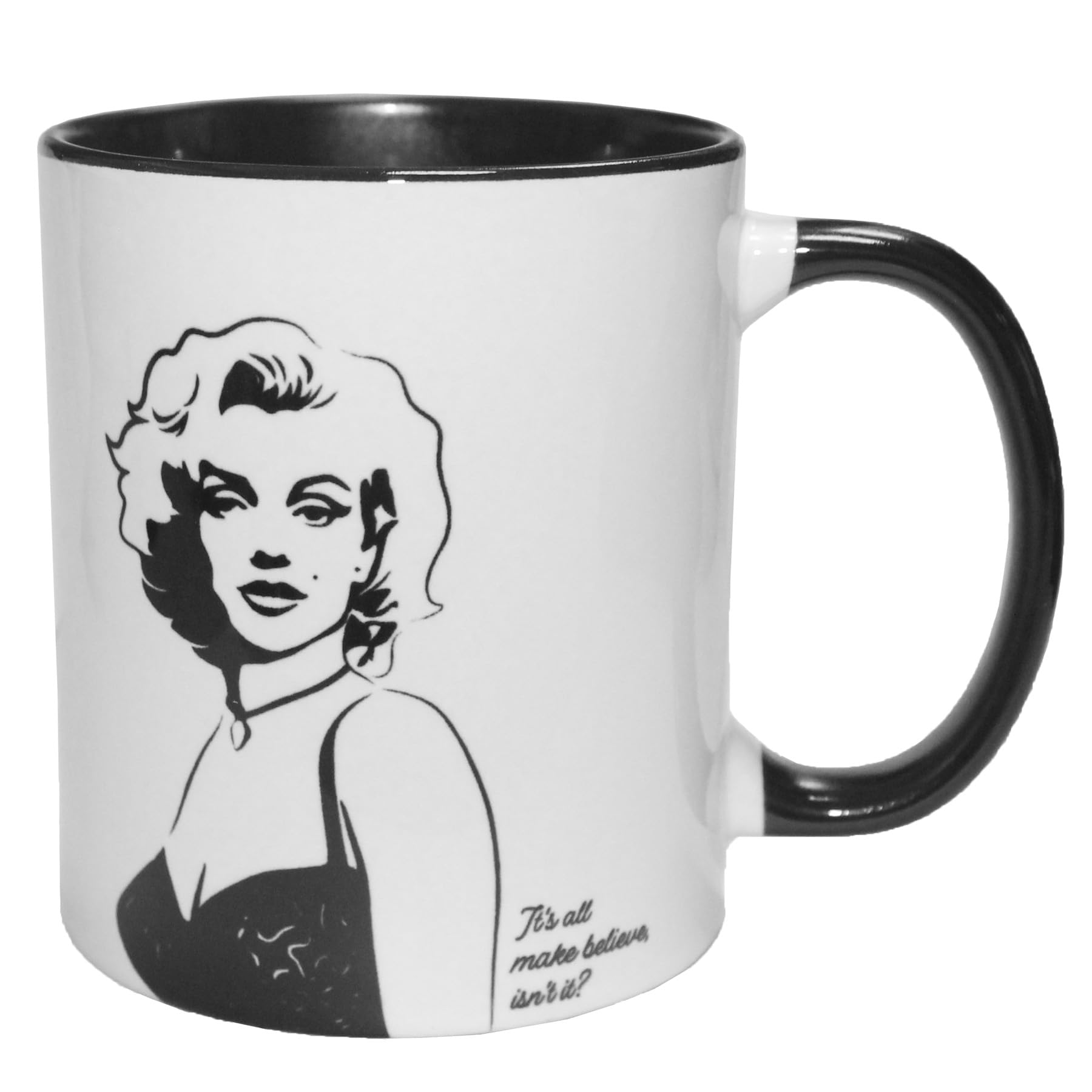 Marilyn Monroe Mug Black and White 11oz Icon Gift for Her/Him