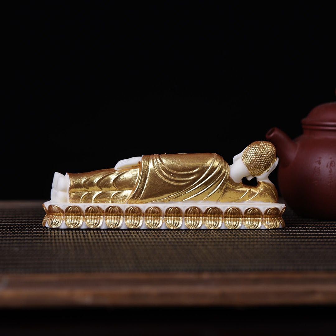 涅槃の仏陀 桧木釈迦如来涅槃像7.0寸