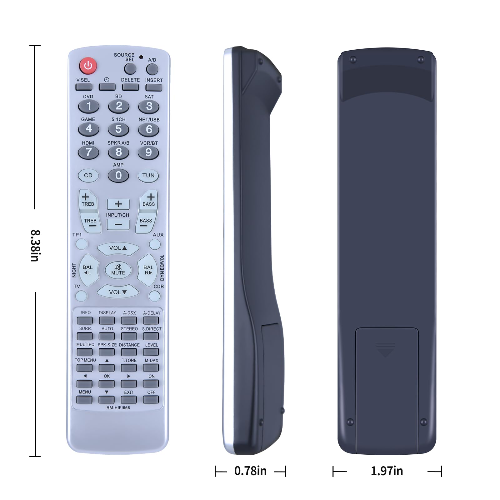 (7167) マクセル BDリモコン RC-R4 Amazon.com: ZWP RC003SR RC004SR RC007SR RC008SR Replacement