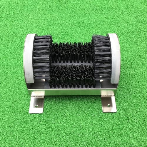 Cepillo de acero inoxidable resistente para eliminar el polvo y la nieve de las suelas de los zapatos, ideal para uso en interiores y exteriores, duradero y fácil de limpiar