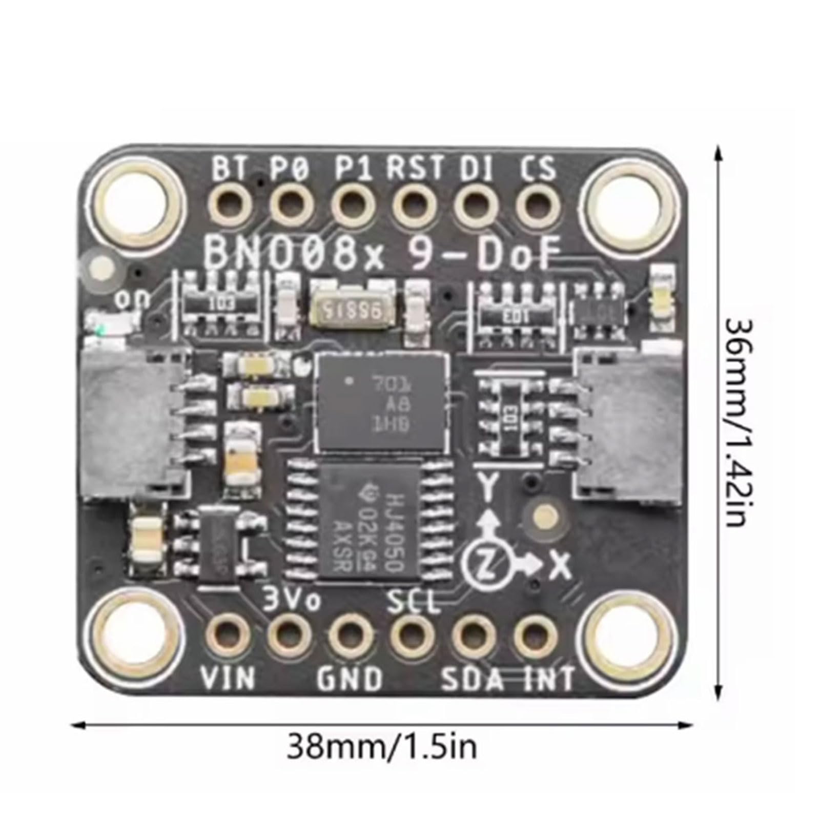 BNO085 9-osiowy moduł IMU 1000 Hz Śledzenie w czasie rzeczywistym do sterowania robotyką Interfejsy I2C/UART Tryb niskiego poboru mocy Moduł IMU dla zdrowia
