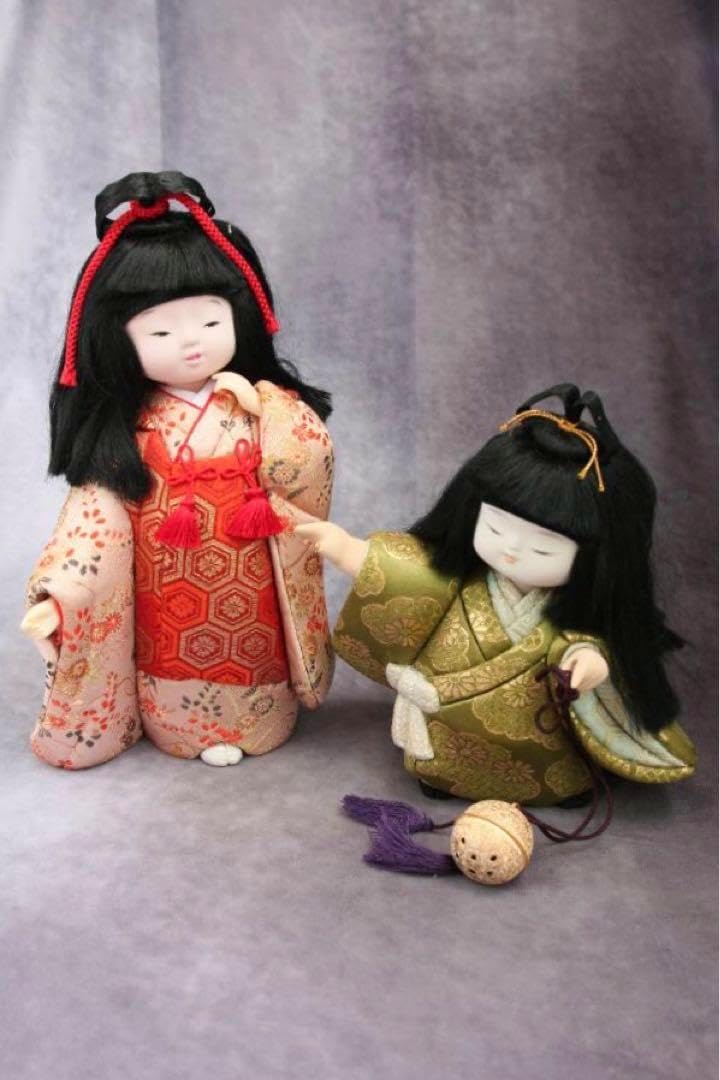 日本人形 市松人形 2体 ひな祭り　子供の日　祝い　男女セット 日本人形 市松人形 2体 ひな祭り 子供の日 祝い 男女セット