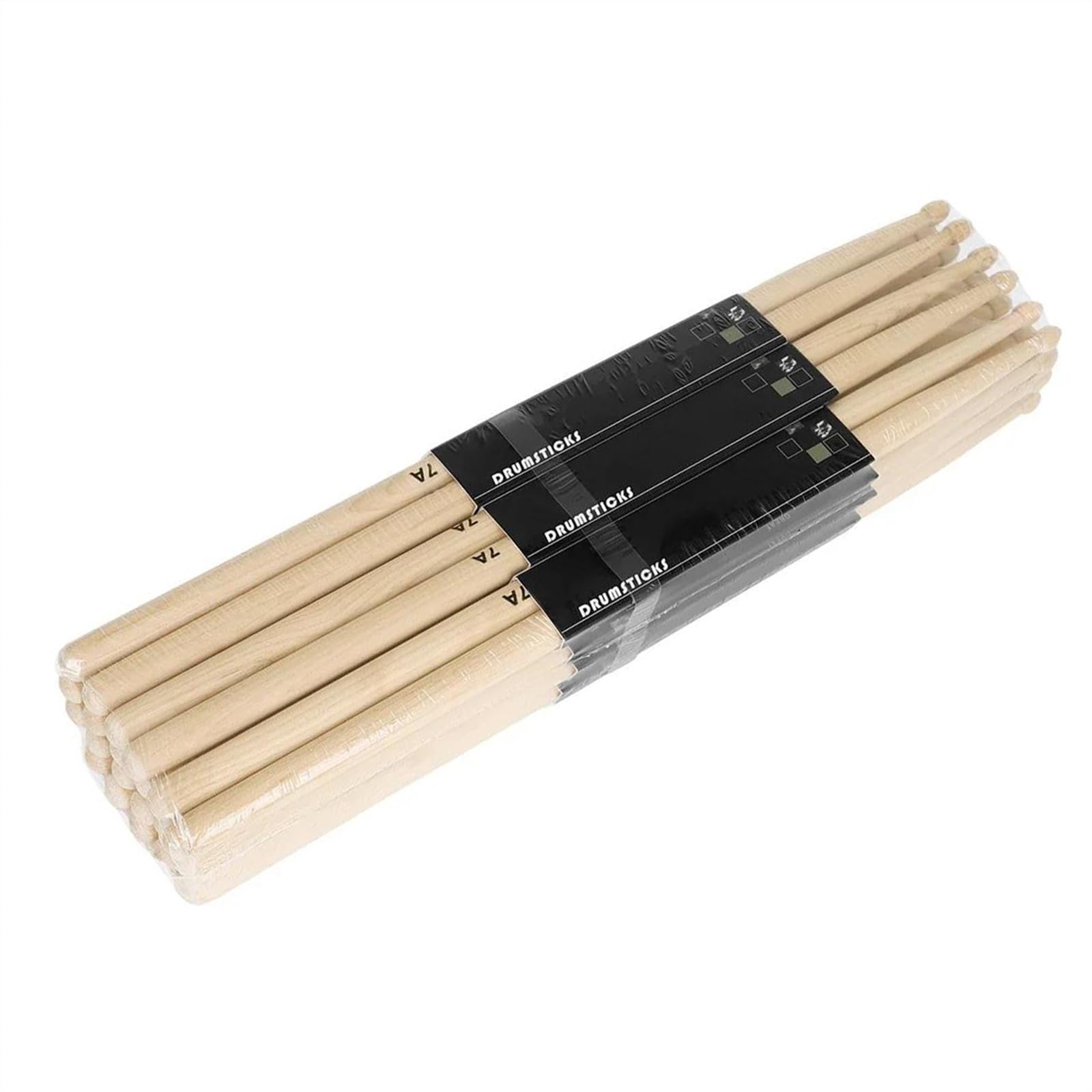12 Paia Di Bacchette Per Batteria 7A In Legno Di Acero Con Testa Di Martello A Goccia D'acqua Set Di Bacchette Accessori Per Batteria Bacchette per Batteria Principianti