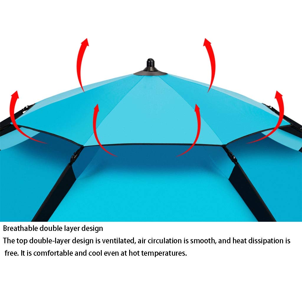 Składany parasol wędkarski parasol 2,2 m uniwersalny odporny na deszcz outdoor wędkowanie parasol 2,4 m ryba parasol czarny tworzywo sztuczne parasol przeciwsłoneczny wędkarski parasol parasol parasol / parasol
