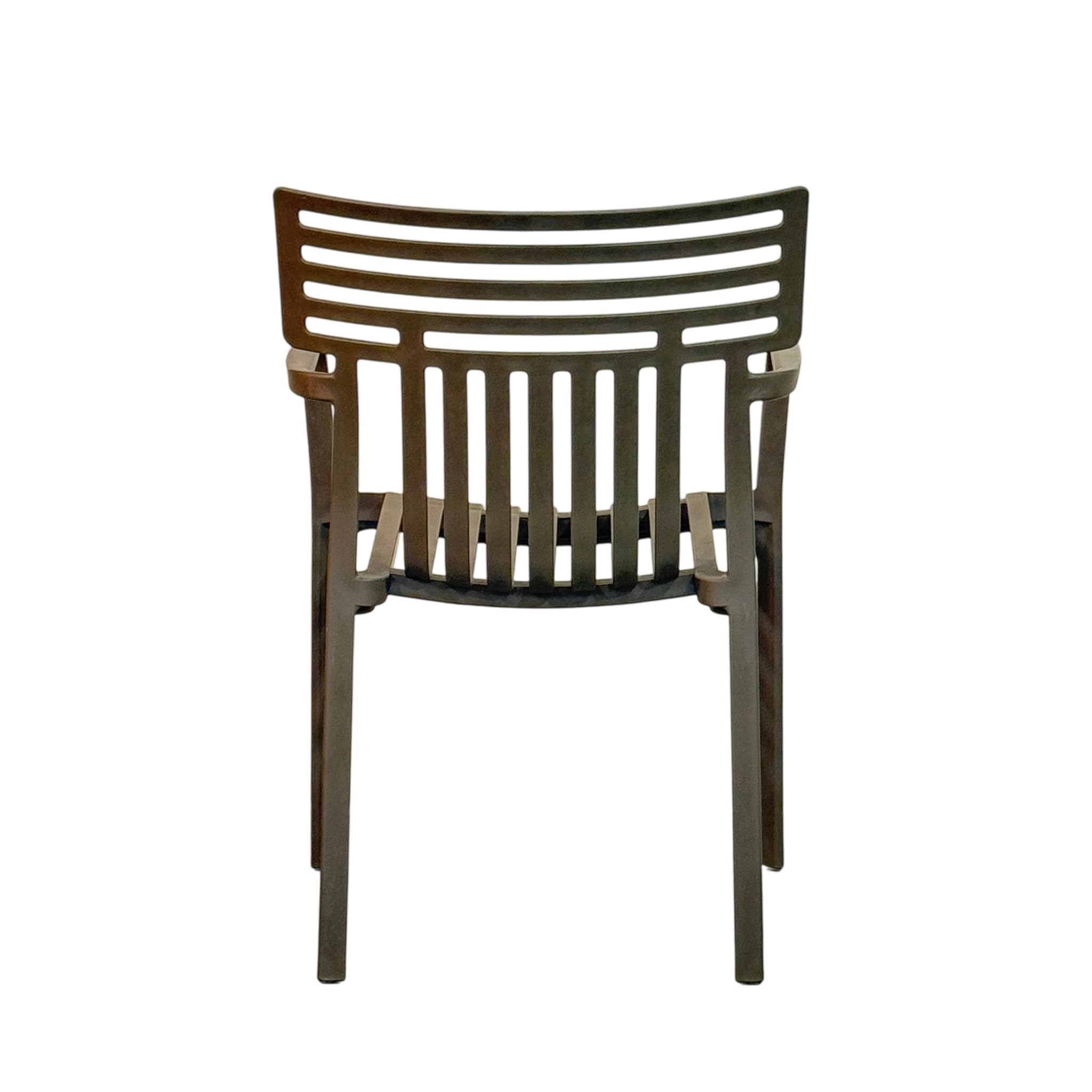 KARAT Chaise de Jardin Terrano avec Accoudoirs – Chaise Design Empilable, Résistante aux Intempéries & aux UV, Charge Max. 200 kg (1, Schwarz)