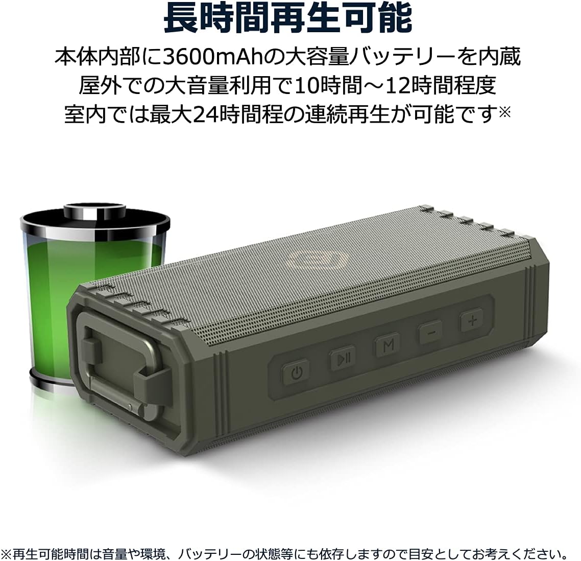 Bluetooth スピーカー 防水 ワイヤレス 重低音 40時間連続再生 Amazon