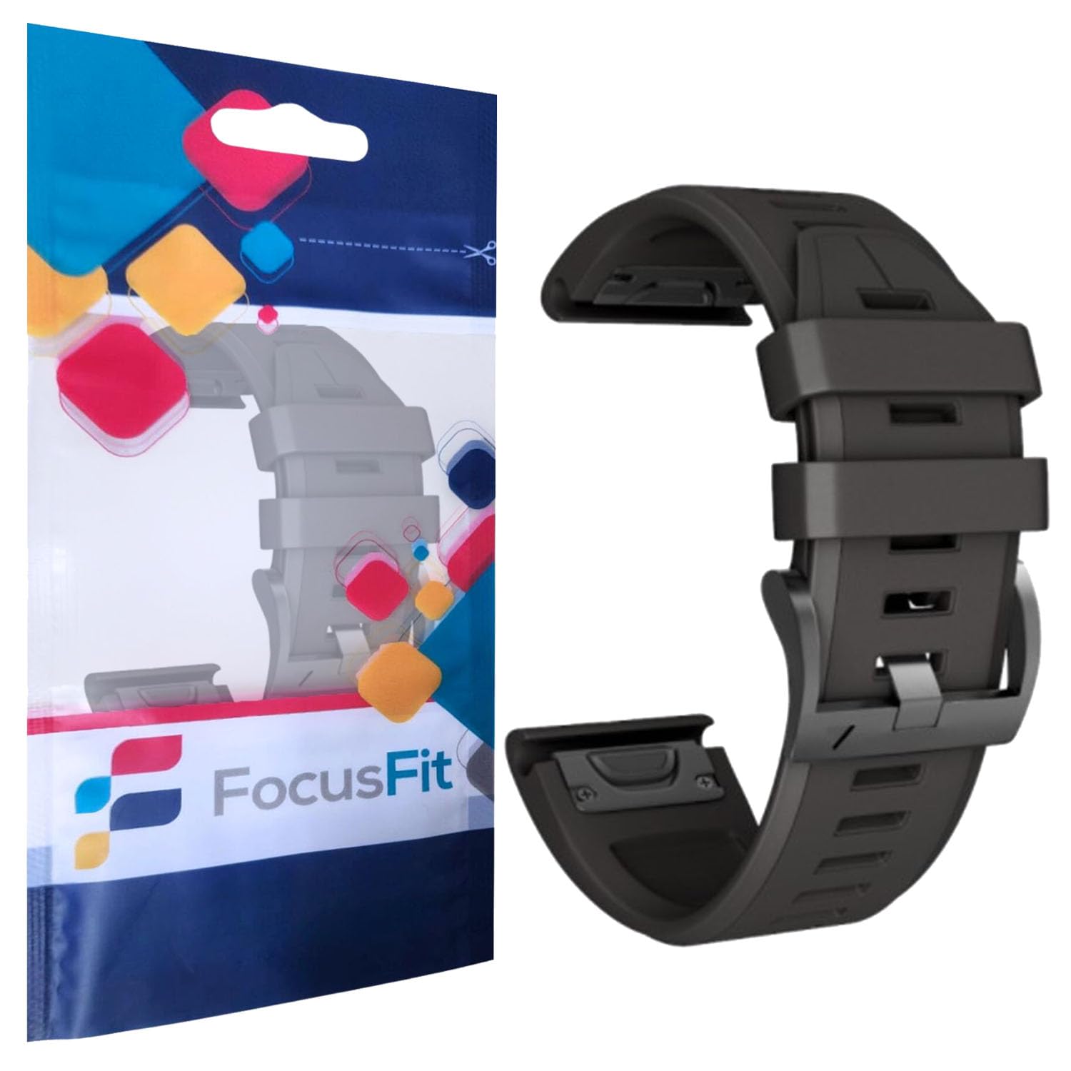 ３ 3枚セット Suoman for Garmin Fen 6 フィルム 871 FocusFit® 22mm Quick Fit Silicone Strap Compatible with Garmin