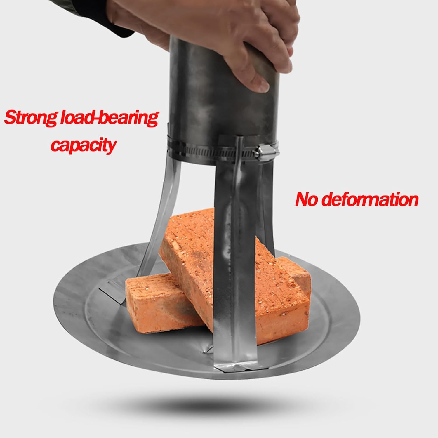 Roof Rain Cap Generic Cone Top Cone Top Chimney Cap Vented Chimney Cap Roof Rain Cap Top Exhaust Cap Weatherproof Outside Chimney Cover Practical Tool Chimney Cowl Cap(220mm)