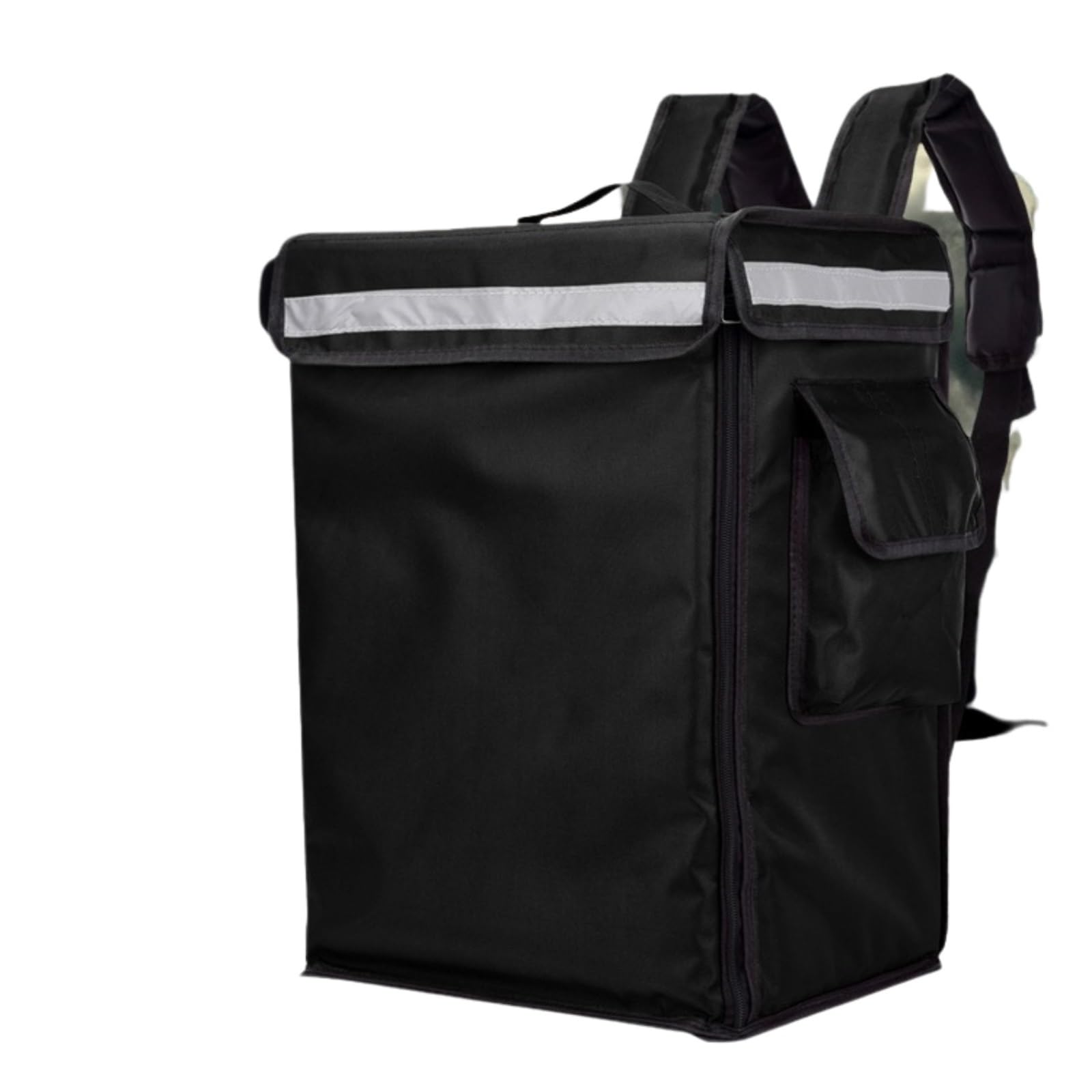 Mochila Delivery,Mochila Repartidor 4 2L / 58L Bolsas De Comida para Llevar A La Rápida Pizza Bolsa Entrega Caja Hielo Aparato Impermeable Aislamiento Almuerzo(42L Black Color)