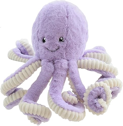 TONGSONG Lindos animales de peluche de pulpo de caricaturas, pulpo, juguetes de peluche de pulpo, juguetes de peluche de regalo para niños y amantes