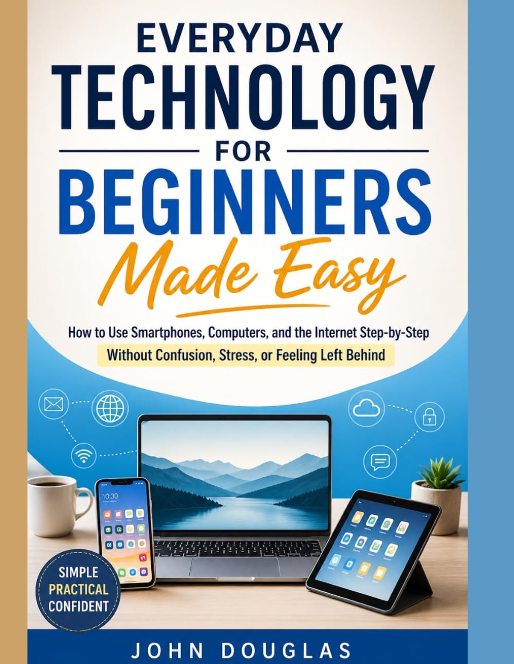 Everyday Technology for Beginners Made Easy: How to Use Smartphones, Computers, and the Internet Step-by-Step (Technology Made Easy Series)