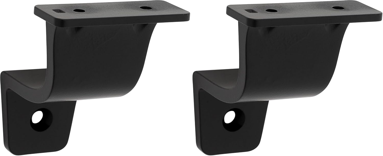 National Hardware N830-519 Cooper Handrail Bracket, 3", Matte Black
