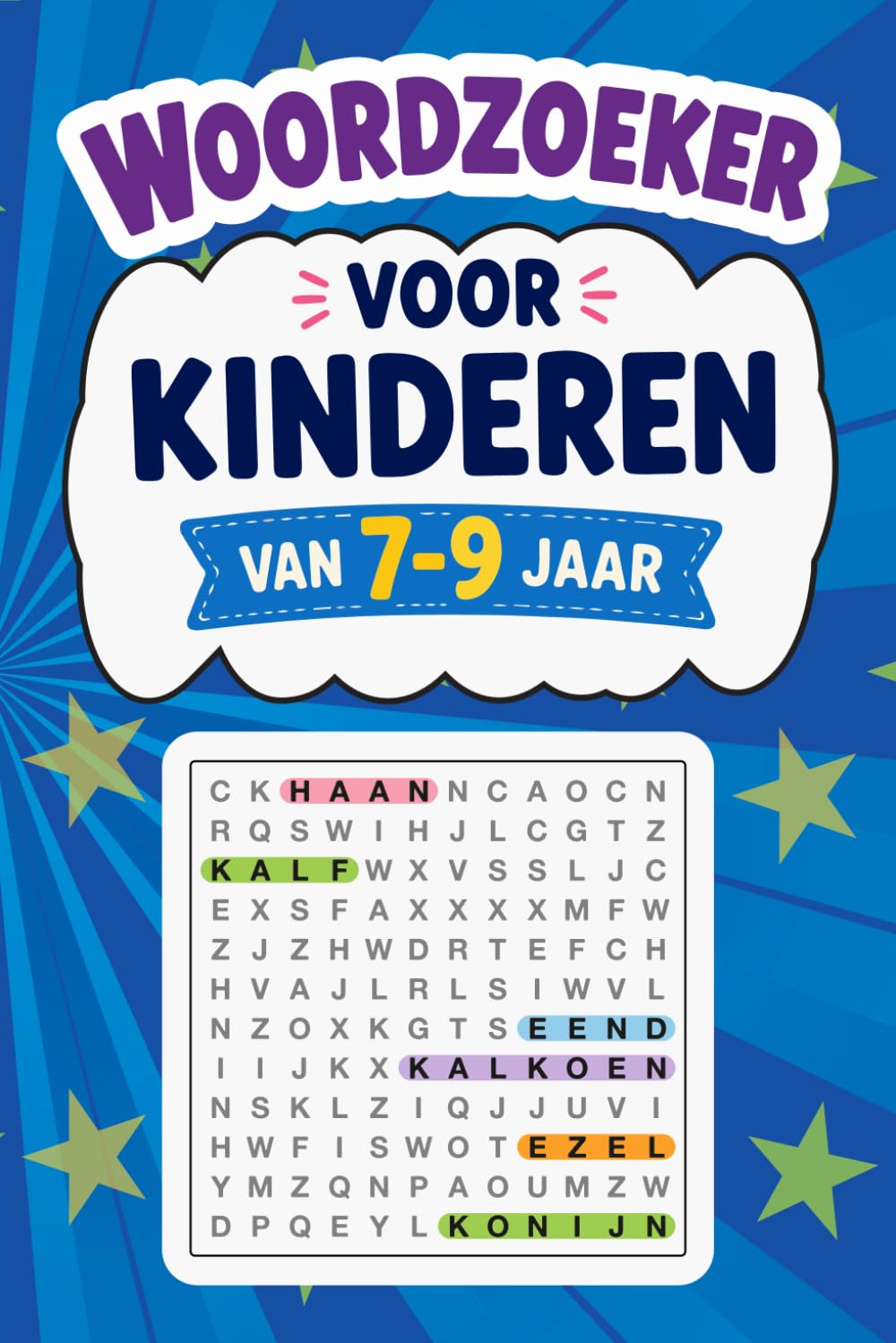 Woordzoeker voor Kinderen van 7-9 Jaar: Ontwikkel je woordenschat met vrolijke en spannende puzzels