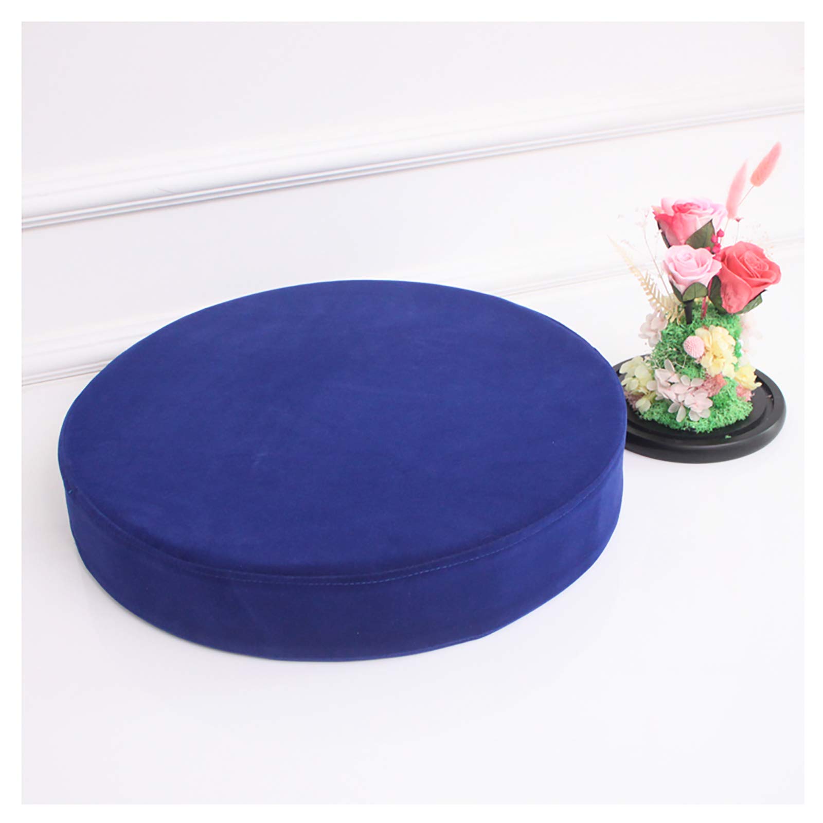 Coussin de chaise rond anti douleur de 5 cm d'épaisseur pour assise rigide intérieure extérieure