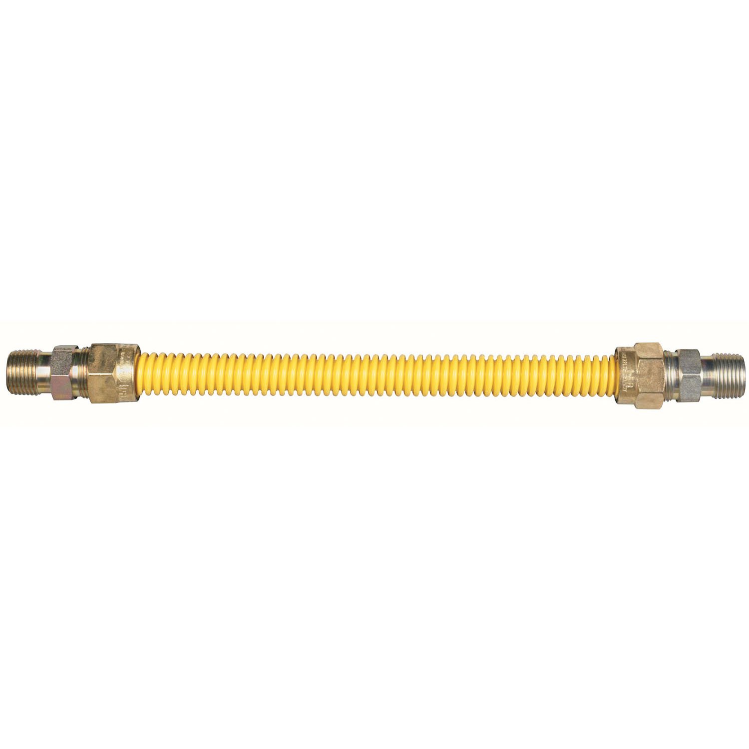 Dormont Safety-Shield 30C-3141-36B Coated Stainless Steel Standard Gas Appliance Connector 5/8 Inch Outer Diameter 1 /2 Inch Inner Diameter, 1/2 Inch MIP & 3/4 Inch MIP, 36 Inches