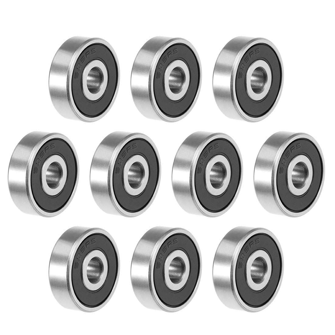 Roulement à billes 5x19x6 mm 635-2RS miniature uxcell ABEC3 étanche