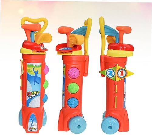 Miniatura 4 de BESPORTBLE Práctica de golf para padres para jugar en interiores y exteriores, incluye bolas, clubes, banderas seguras para niños, regalo de