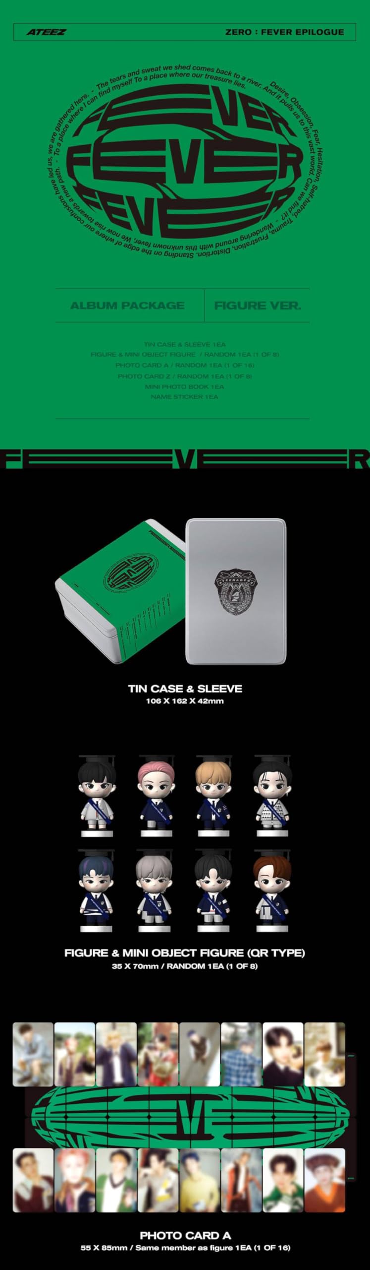 Amazon.co.jp: ATEEZ (エイティーズ) - ZERO : FEVER EPILOGUE (FIGURE