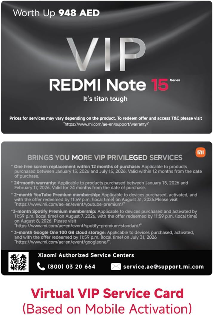 هاتف ذكي ريدمي نوت 15 5G ، كاميرا 108MP، بطارية 5520mAh، شاشة ... - view 2