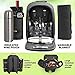 Scuddles Picnic Backpack for 4 Person with Blanket Picnic Basket Set for 4 with Insulated Cooler Wine Pouch for Family Couples